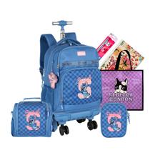 Kit Mochila Escolar Rodinhas Disney Stitch Original 2026 Kit Mochila Escolar Rodinhas Disney Stitch Original 2026