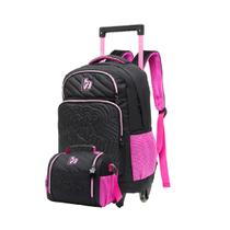 Kit Mochila Escolar Rodinhas E Lancheira Térmica Emilly Vick College Matelassê Personalizado