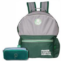 Kit Mochila Esportiva Juvenil Palmeiras E Bolsinha Original