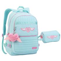 Kit Mochila Estojo ColorUp Feminino Para Laptop