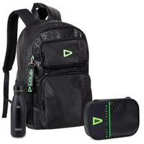 Kit Mochila Estojo Garrafa Loud Escolar