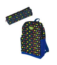 Kit Mochila + Estojo Infantil Game