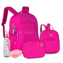 Kit Mochila Estojo Lancheira Rebecca Bonbon Escolar Girls Kit Mochila Estojo Lancheira Rebecca Bonbon Escolar Girls
