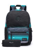 Kit Mochila + Estojo Masculino Hang Loose Escolar Faculdade