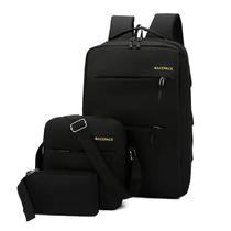 Kit Mochila Executiva Masculina Notebook Escolar Trabalho