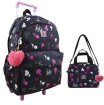 KIT Mochila Feminina Boneca + Lancheira SVG Estampada