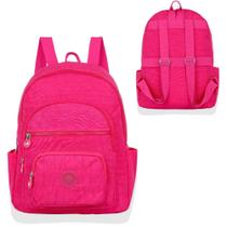 Kit Mochila Feminina com Estojo de Nylon Leve - Faculdade Escola Trabalho