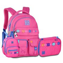 Kit Mochila Feminina com Lancheira Térmica e Estojo Box - Kit Mochila Feminina com Lancheira Térmica e Estojo Box -