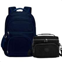 Kit Mochila Feminina Grande + Lancheira Térmica Marmita Trabalho Escola Passeio Kit Mochila Feminina Grande + Lancheira Térmica Marmita Trabalho Escola Passeio