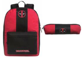 Kit Mochila G Costas com Estojo Deadpool Dmw 11654