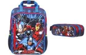 Kit Mochila G Costas Estojo Duplo Avengers Animated 11596