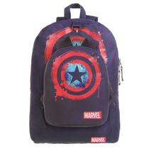 Kit Mochila G e Mochila P Capitão América Marvel 11683