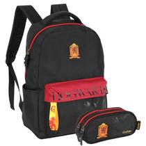 Kit Mochila Harry Potter Costas Hogwarts Teen E Estojo Duplo Kit Mochila Harry Potter Costas Hogwarts Teen E Estojo Duplo