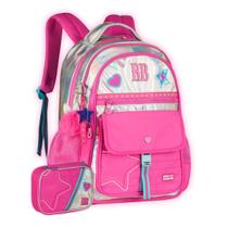 Kit Mochila Holográfica Rebecca Bonbon de Costas Estojo Box Kit Mochila Holográfica Rebecca Bonbon de Costas Estojo Box
