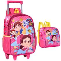 Kit mochila infantil 16" e lancheira térmica 9" Maria Clara e JP