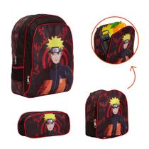 Kit Mochila Infantil Anime Naruto Costas Envio Imediato