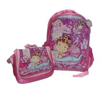 Kit Mochila Infantil Clio Escolar Maribel c/ Lancheira MR7290J
