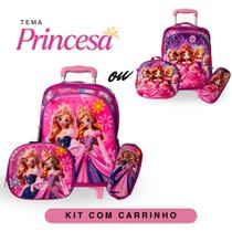 Kit Mochila Infantil Com Carrinho Removível Linda Resistente Prática Grande Kit Mochila Infantil Com Carrinho Removível Linda Resistente Prática Grande