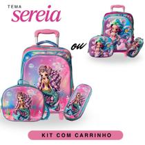 Kit Mochila Infantil Com Carrinho Removível Linda Resistente Prática Grande Kit Mochila Infantil Com Carrinho Removível Linda Resistente Prática Grande