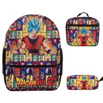 Kit Mochila Infantil Com Lancheira Dragon Ball Envio 24 Hrs