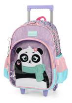 Kit Mochila Infantil Com Lancheira Pandinha Lilás - Up4you