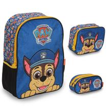 Kit Mochila Infantil Com Lancheira Térmica Patrulha Canina