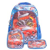 Kit Mochila Infantil Com Rodinha Lancheira e Estojo Escolar