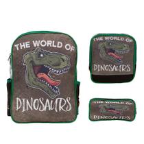 Kit Mochila Infantil Costa Estampa Dinossauro Volta As Aulas Kit Mochila Infantil Costa Estampa Dinossauro Volta As Aulas