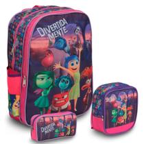 Kit Mochila Infantil Costas Divertidamente Lancheira Estojo Kit Mochila Infantil Costas Divertidamente Lancheira Estojo