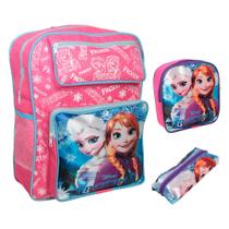 Kit Mochila Infantil Costas Média Passeio Creche Reforçada