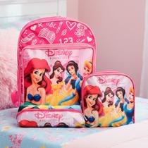 Kit Mochila Infantil De Costas Feminina Desenho Personagens Kit Mochila Infantil De Costas Feminina Desenho Personagens