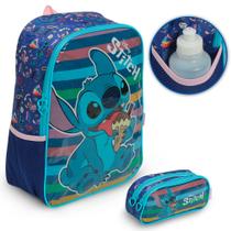 Kit Mochila Infantil de Costas Stitch Tam G Passeio Escola Kit Mochila Infantil de Costas Stitch Tam G Passeio Escola