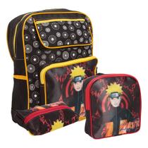 Kit Mochila Infantil De Costas Tam M Desenho Menino 3 Peças Kit Mochila Infantil De Costas Tam M Desenho Menino 3 Peças