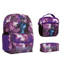 Kit Mochila Infantil De Costas Wandinha Reforçada Toys 2U Kit Mochila Infantil De Costas Wandinha Reforçada Toys 2U