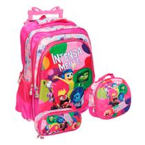 Kit Mochila Infantil De Rodinhas Desenho Personagem Menina Kit Mochila Infantil De Rodinhas Desenho Personagem Menina