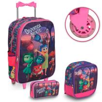 Kit Mochila Infantil Divertidamente Carrinho Menina Aulas Kit Mochila Infantil Divertidamente Carrinho Menina Aulas
