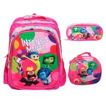 Kit Mochila Infantil Escolar Menina Lancheira Térmica Grande