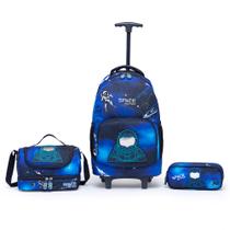 Kit Mochila Infantil Escolar Resistente