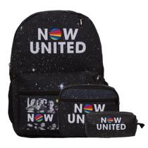 Kit Mochila Infantil Feminina Now United Lancheira Térmica