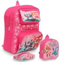 Kit Mochila Infantil Feminina Patrulha Canina Skye Everest