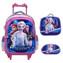 Kit Mochila Infantil Frozen Rodinhas Toys 2U Envio Imediato