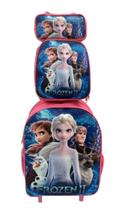 Kit Mochila Infantil Frozen Rosa Kit Mochila Infantil Frozen Rosa