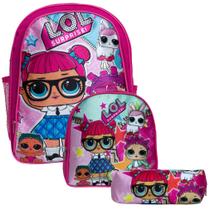 Kit Mochila Infantil Juvenil LOL Surprise Volta As Aulas