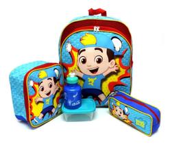 Kit Mochila Infantil Luccas Neto Escolar G Costas F5 Meninos