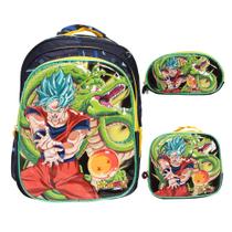 Kit Mochila Infantil Masculina Com Lancheira Térmica Estojo