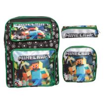 Kit Mochila Infantil Masculina Costas Média Com Lancheira Kit Mochila Infantil Masculina Costas Média Com Lancheira