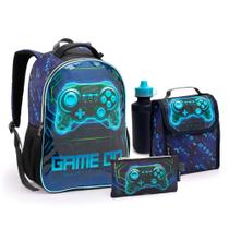 Kit Mochila Infantil Masculina Game Seanite KIT 42086