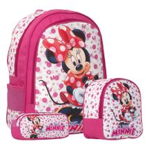 Kit Mochila Infantil Menina Minnie Mouse Costas Juvenil Aula Kit Mochila Infantil Menina Minnie Mouse Costas Juvenil Aula