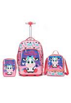 Kit Mochila Infantil Menina Yupe Escolar Rosa Kit Mochila Infantil Menina Yupe Escolar Rosa