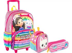 Kit Mochila Infantil Meninas A Casa Da Gabby Rodinhas Grande Kit Mochila Infantil Meninas A Casa Da Gabby Rodinhas Grande